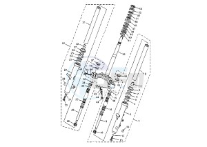 YP E MAJESTY 180 drawing FRONT FORK