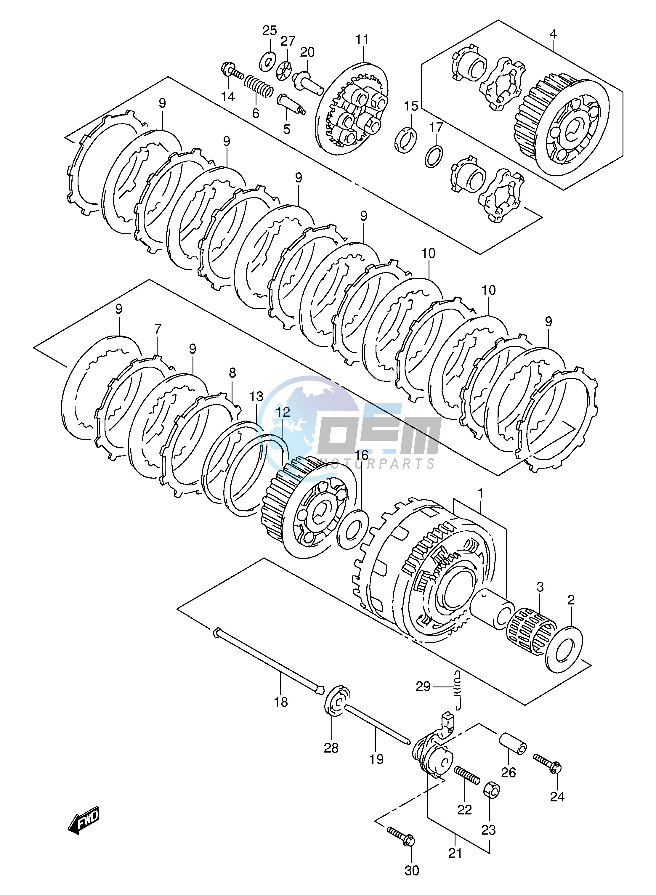 CLUTCH (MODEL V W)