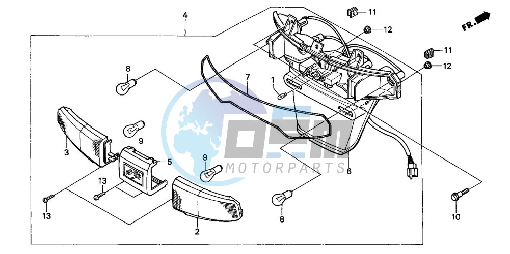 TAILLIGHT (CH125T-SW)