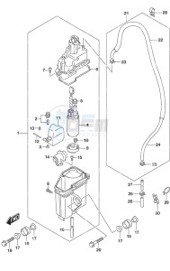 DF 150A drawing Fuel Vapor Separator