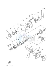 YXC700E YXC70VPXG VIKING VI (B853) drawing MIDDLE DRIVE GEAR