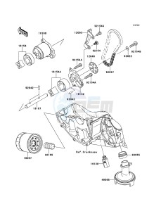 VERSYS KLE650CDF XX (EU ME A(FRICA) drawing Oil Pump