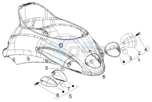 Liberty 50 4t RST ptt (E) Spain drawing Tail light