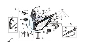 JOYMAX 125I ABS drawing HEADLAMP CPL