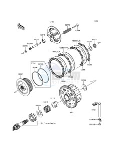 Z800 ZR800AFF FR GB XX (EU ME A(FRICA) drawing Clutch