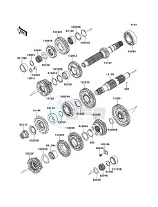 VERSYS KLE650CDF XX (EU ME A(FRICA) drawing Transmission