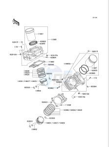 VN 750 A [VULCAN 750] (A20-A21) [VULCAN 750] drawing CYLINDER_PISTON-- S- -