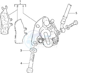 DNA 50 drawing Front brake caliper