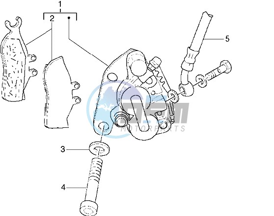 Front brake caliper