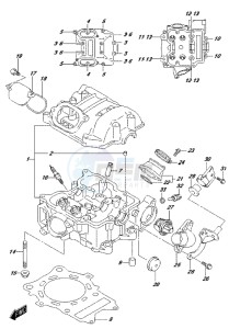 LT-A500XP drawing CYLINDER HEAD