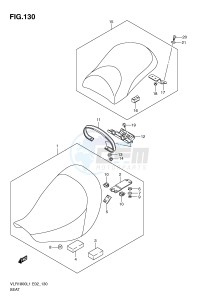 VLR1800 (E2) drawing SEAT (VLR1800TL1 E24)