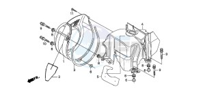 SH50 SH FIFTY drawing FAN COVER/SHROUD