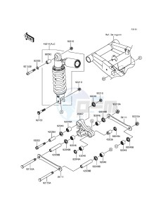 Z800 ZR800ADS FR GB XX (EU ME A(FRICA) drawing Suspension/Shock Absorber