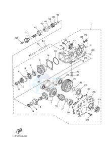 YFM700FWAD YFM7FGPAD GRIZZLY 700 EPS (1HPN) drawing DRIVE SHAFT