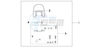 VT750CA9 Australia - (U / MME ST) drawing CUSTOM WINDSHIELD