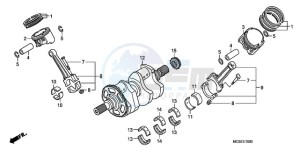 ST1300A9 CH / ABS MME - (CH / ABS MME) drawing CRANK SHAFT/PISTON