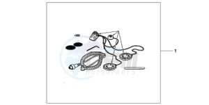 GL18009 France - (F / CMF) drawing HEAD SET (FULL FACE)