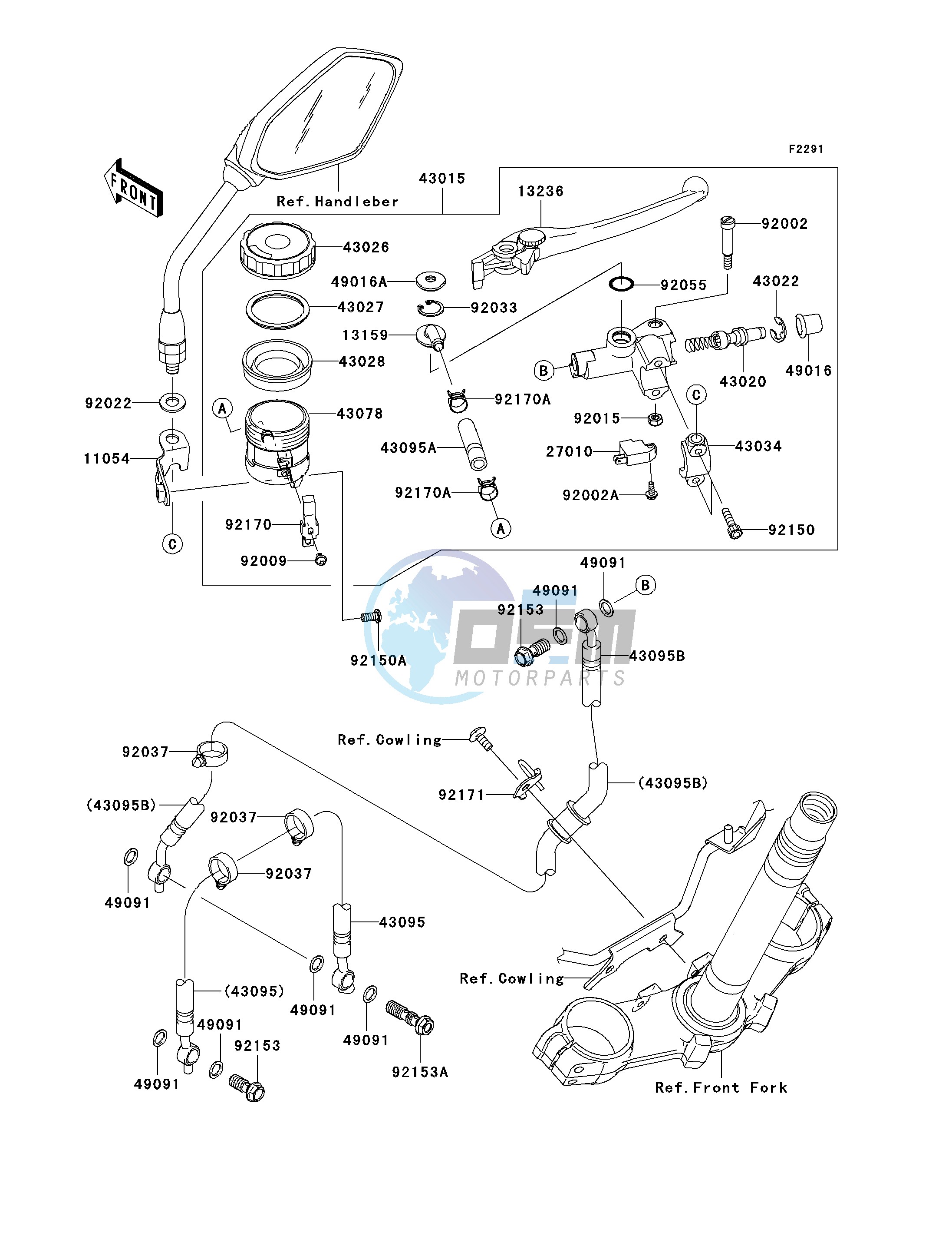 FRONT MASTER CYLINDER