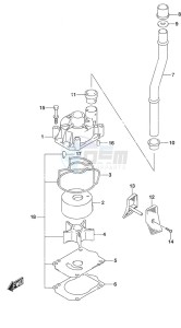 DF 175A drawing Water Pump