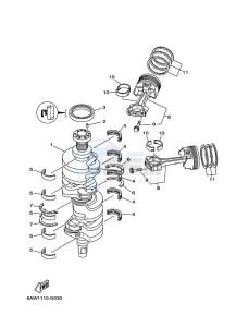 FL350AET1U drawing CRANKSHAFT--PISTON