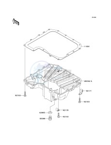 ZR 1000 B [Z1000 EUROPEAN] (B7F-B9F) 0B9F drawing OIL PAN