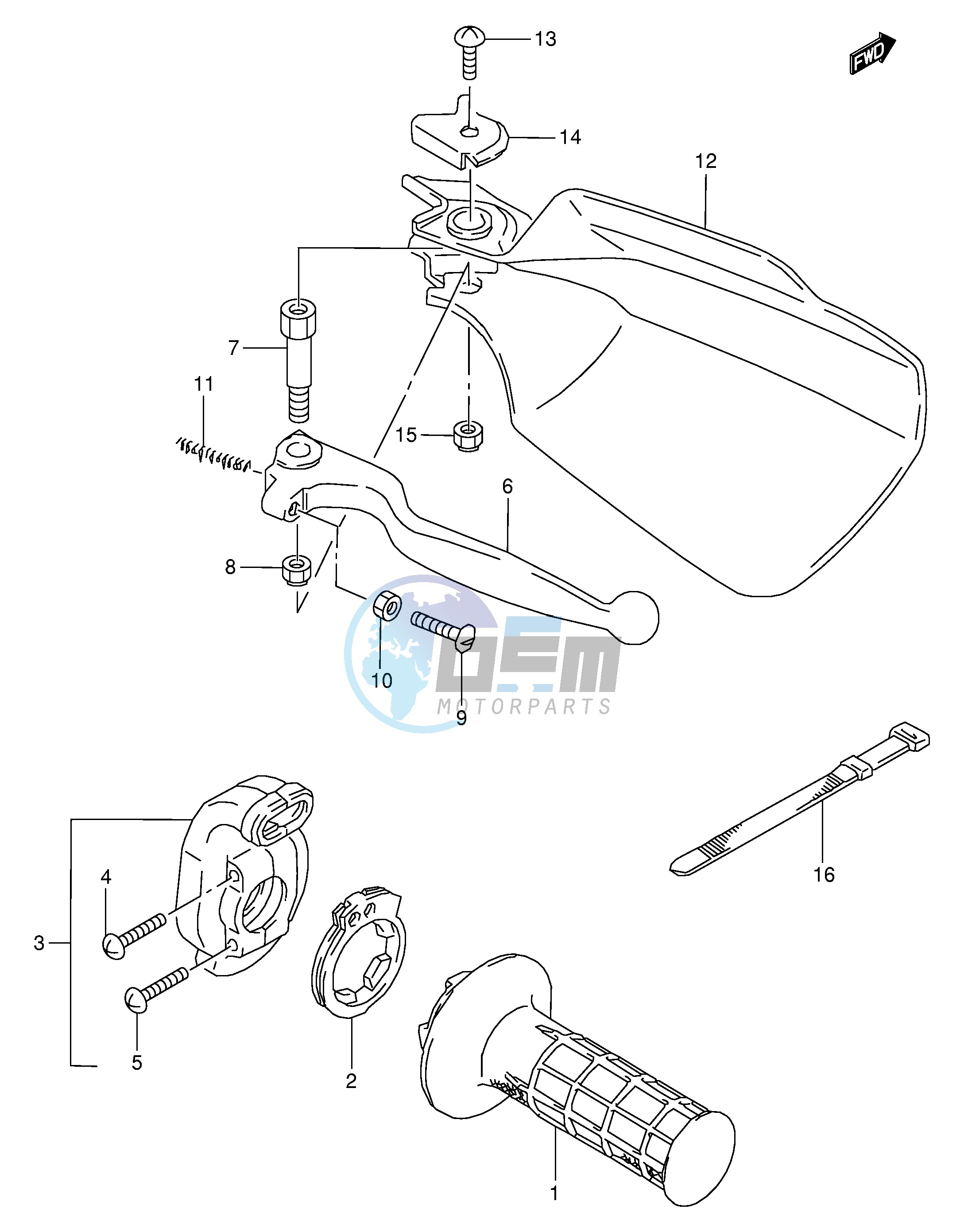 RIGHT HANDLE LEVER