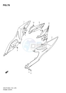 GSX-R1000 (E21) drawing FRAME COVER