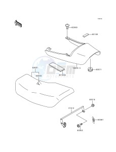 ZR 750 C [ZEPHYR 750] (C1-C3) [ZEPHYR 750] drawing SEAT