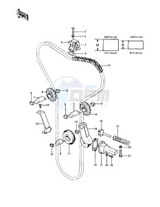 Z1 A [Z1-Z1A] 900 drawing CAM CHAIN_TENSIONER