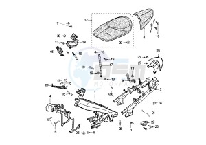 JET FORCE - 125 cc drawing FRAME