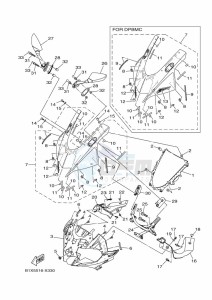 YZF250-A (B1X5) drawing WINDSHIELD