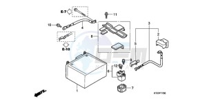 PES125R9 UK - (E / MKH STC) drawing BATTERY