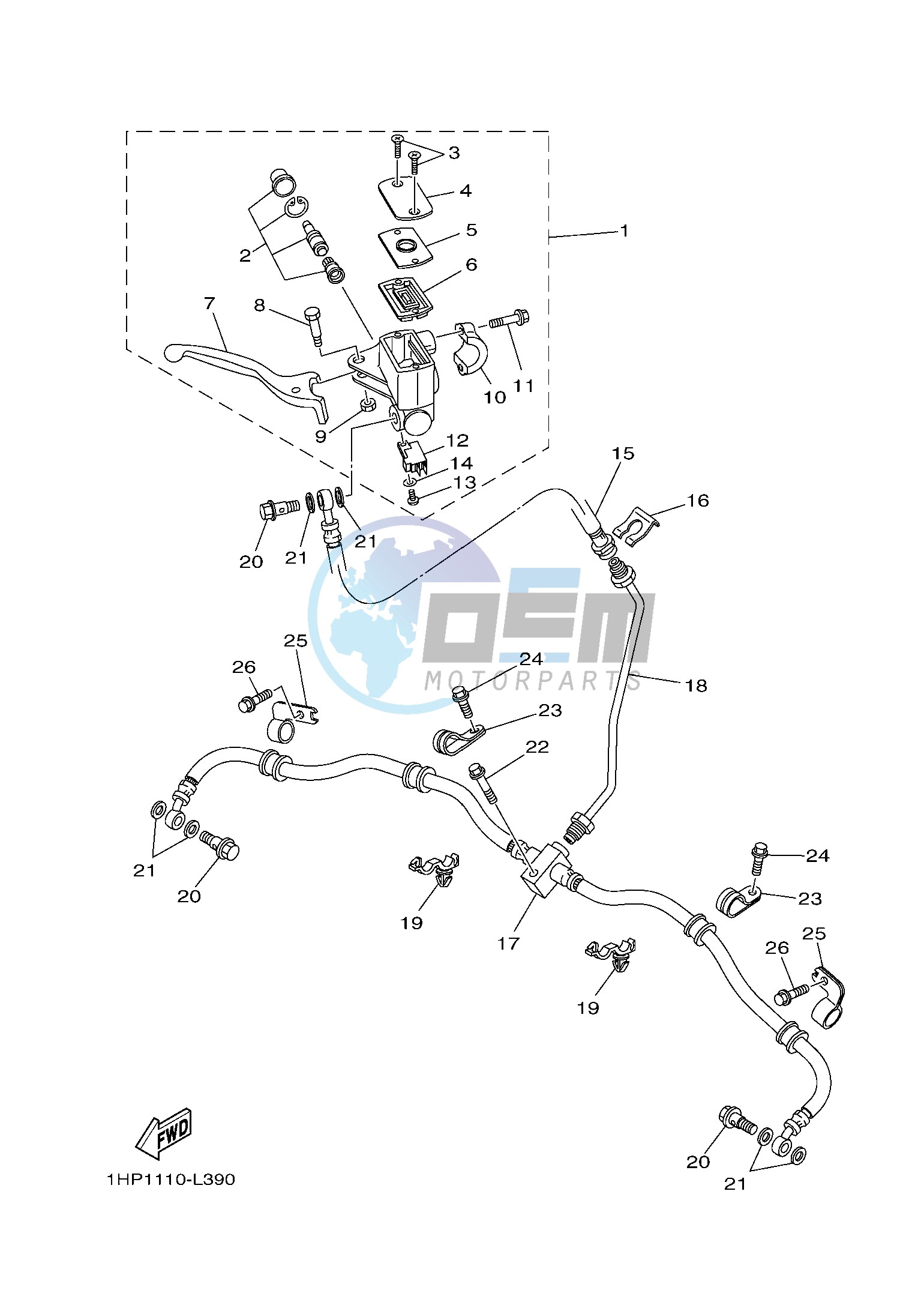 FRONT MASTER CYLINDER