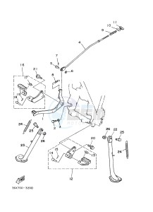 AG200FE (53CD 53CE) drawing STAND & FOOTREST