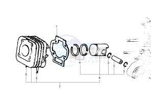 Liberty 2T RST 50 drawing Cylinder - Piston