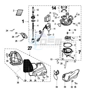 VIVA A BE drawing CARBURETTOR