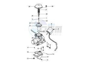 Runner VX-VXR 125-200 125 drawing Carburetor  Spares