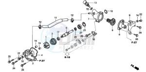 SH150S 125 drawing WATER PUMP