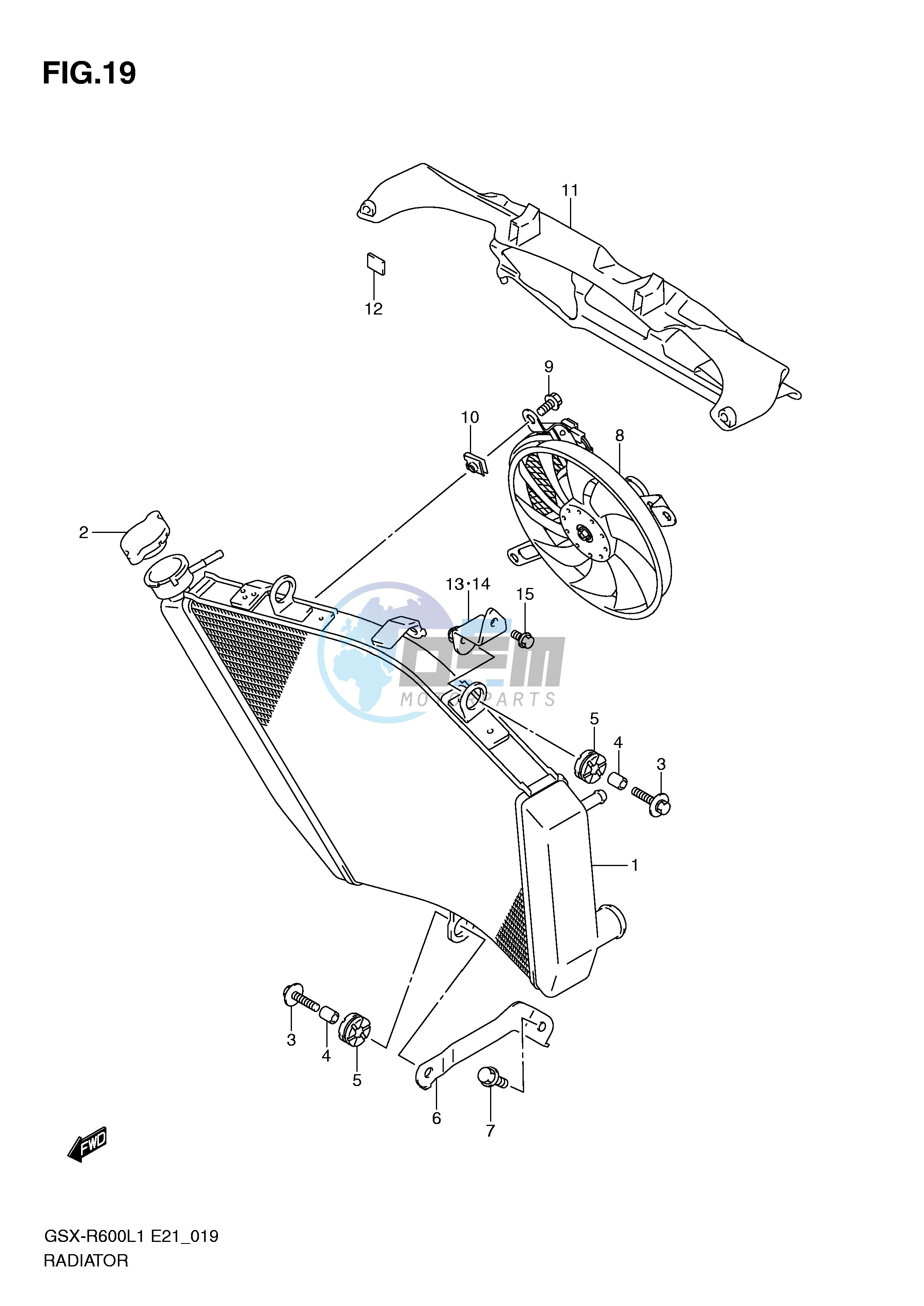 RADIATOR (GSX-R600L1 E24)