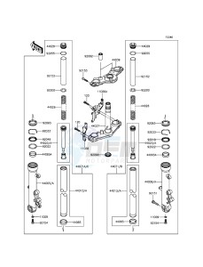 ER-6N_ABS ER650FDS XX (EU ME A(FRICA) drawing Front Fork