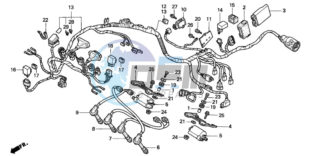 WIRE HARNESS (CBR600FS/3S/T/3T/SET)