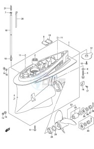 DF 250 drawing Gear Case (DF 250S)