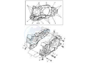 XP T-MAX ABS 500 drawing CRANKCASE