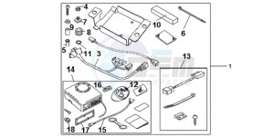 CBR1000RA9 BR / ABS MME drawing KIT ALARM SYSTEM