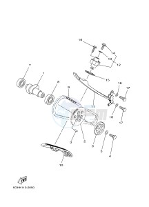 YFM450FWAD GRIZZLY 450 EPS (BM71) drawing CAMSHAFT & CHAIN