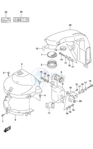 DF 200A drawing Silencer/Ring Gear Cover