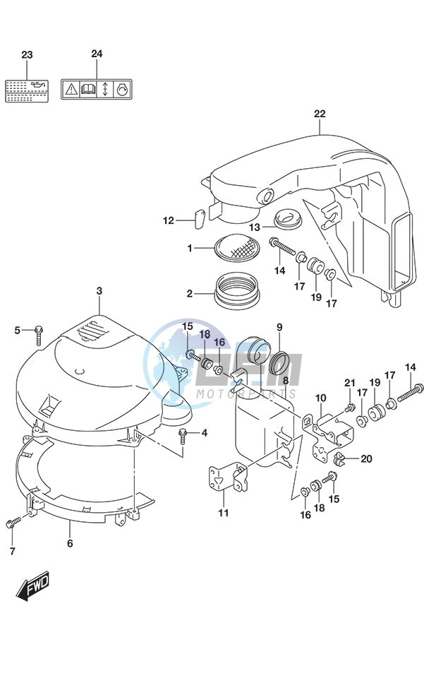 Silencer/Ring Gear Cover