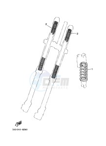 YZ125 (1SR9 1SRA 1SRB 1SRC 1SRC) drawing ALTERNATE FOR CHASSIS