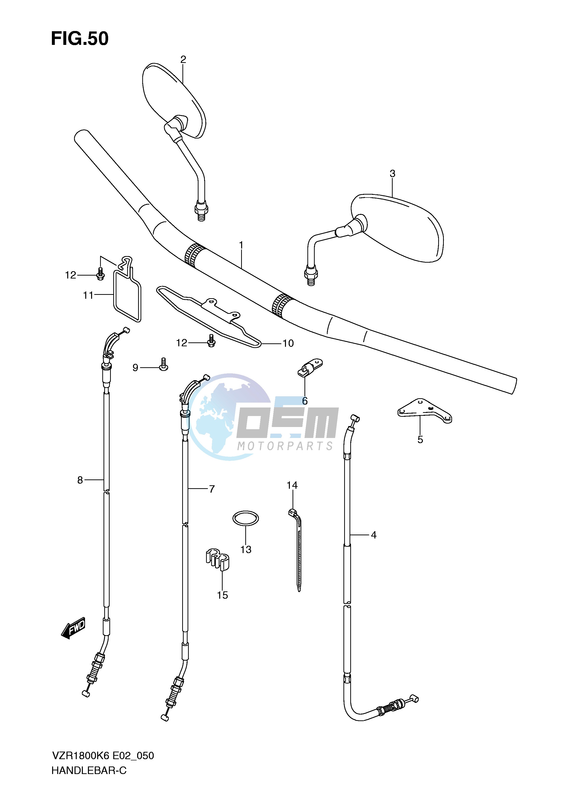 HANDLEBAR (MODEL K6 K7 K8)