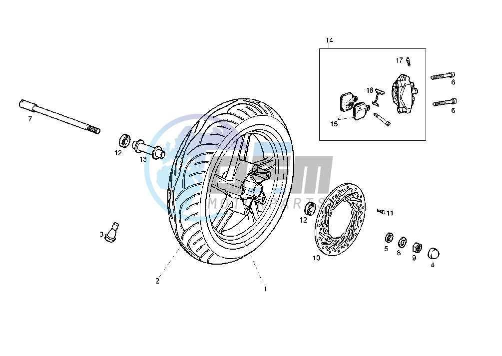 FRONT WHEEL